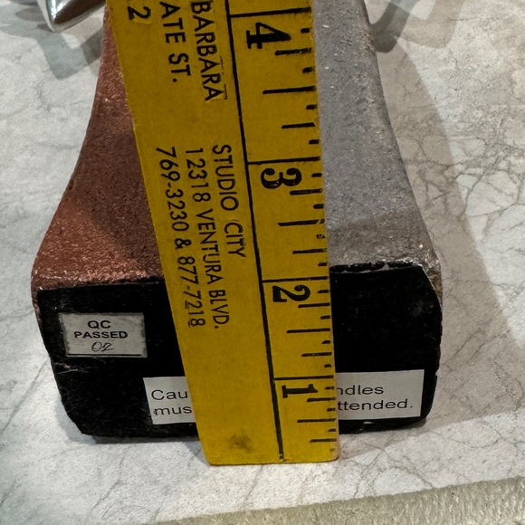 Stainless steel silver Candle Stick Holder Couple wedding candles GIFT Judaica - Picture 8 of 12